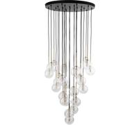 TK Lighting Nilos lampada sospesa x W nero-oro 10099