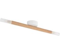TK Lighting Noble lampada da parete 2x6 W bianco-legno 4523