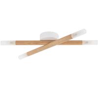 TK Lighting Noble lampada da parete 4x6 W bianco-legno 4524