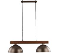 TK Lighting Oslo lampada sospesa 2x15 W marrone 4507