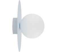 TK Lighting Plafoniera Pixie, azzurro, vetro, Ø 25 cm, sfera, G9 TK Lighting