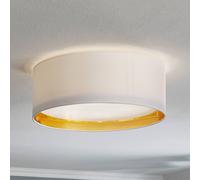 TK Lighting Plafoniera Bilbao, bianco/oro, Ø 45 cm TK Lighting
