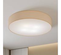 TK Lighting Plafoniera Rondo, beige Ø 80 cm TK Lighting