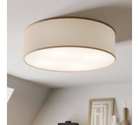 TK Lighting Plafoniera Rondo, beige, metallo, Ø 45 cm, E27 TK Lighting