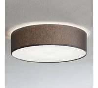 TK Lighting Plafoniera Rondo, grigio Ø 45 cm TK Lighting