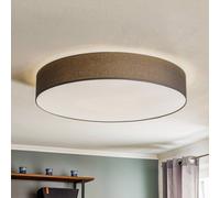 TK Lighting Plafoniera Rondo, grigio Ø 80 cm TK Lighting