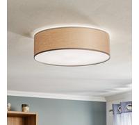 TK Lighting Plafoniera Rondo, marrone, Ø 45 cm TK Lighting