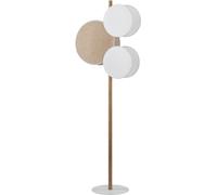 TK Lighting Pulse lampada da terra 3x15 W bianco-legno 5960