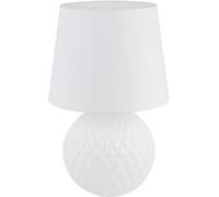TK Lighting Santana lampada da tavolo 1x15 W bianco 16046