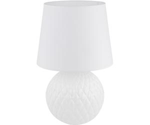 TK Lighting Santana lampada da tavolo 1x15 W bianco 16046