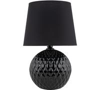 TK Lighting Santana lampada da tavolo 1x15 W nero 16047