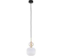 TK Lighting Sophia Cognac White lampada sospesa 1x10 W bianco-oro 11589