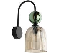 TK Lighting Sophia Green Cognac lampada da parete 1x10 W verde-marrone 11143