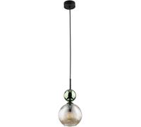 TK Lighting Sophia Green Cognac lampada sospesa 1x10 W verde-marrone 11145