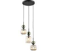 TK Lighting Sophia Green Cognac lampada sospesa 3x10 W verde-marrone 11148