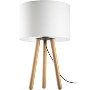 TK Lighting Tokyo lampada da tavolo 1x15 W bianco-legno 5290