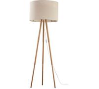 TK Lighting Tokyo lampada da terra 1x15 W legno-beige 5284