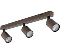 TK Lighting Top lampada da soffitto 3x10 W marrone 6181