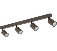 TK Lighting Top lampada da soffitto 4x10 W marrone 6182