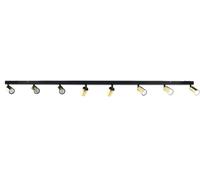 TK Lighting Top lampada da soffitto x10 W nero-oro 5997