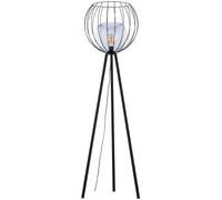 TK Lighting Universo lampada da terra 1x15 W nero 5057