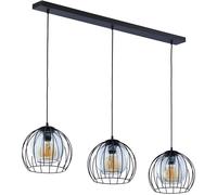 TK Lighting Universo lampada sospesa 3x15 W nero-grafite 4483