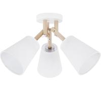 TK Lighting Vaio lampada da soffitto 3x15 W bianco-legno 665