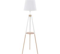 TK Lighting Vaio lampada da terra 1x15 W bianco-legno 698