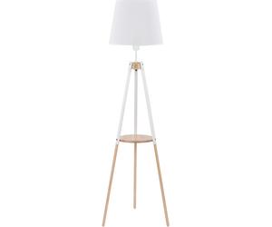TK Lighting Vaio lampada da terra 1x15 W bianco-legno 698