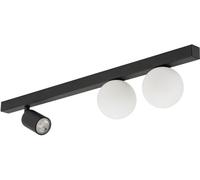 TK Lighting Vox lampada da soffitto 3x10 W nero 10001