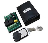 TK STAR, porta da garage Bluetooth, apertura per cancello senza potenziali, pulsante + trasmettitore radio a 2 tasti + app adatta per Hörmann, Novoferm, acciaio normale, Liftmaster
