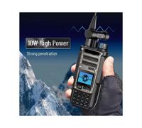 TK11 Two Way Radio Walkie Talkie Portable Long Range 10W Transceiver Ham Amateur CB Shortwave Receiver AM FM NOAA (EU)