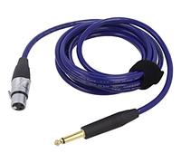 TK223PSF-B Cavo Jack 63mm 2pin MaschioXLR Femmina 3pin3 metri Blu TASKER