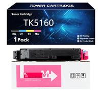 TK5160 Cartuccia Toner ad Alta Capacità Compatibile per Kyocera TK5160 TK5160K TK5160C TK5160Y TK5160M per Kyocera ECOSYS P7040cdn Stampante con Chip,Magenta-1 Pack