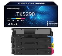 TK5290 Cartuccia Toner di Ricambio per Kyocera TK5290 TK-5290K TK-5290C TK-5290M TK-5290Y Compatibile per Kyocera ECOSYS P7240cdn Stampante con Chip,4 Color-4 Pack