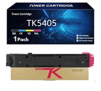 TK5405 Cartuccia Toner di Ricambio per Kyocera TK5405 TK-5405K TK-5405C TK-5405M TK-5405Y Compatibile per Kyocera ECOSYS MA3500ci Stampante con Chip,Magenta-1 Pack