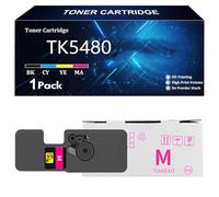 TK5480 Cartuccia Toner di Ricambio per Kyocera TK5480 TK-5480K TK5480C TK5480Y TK5480M Compatibile per Kyocera ECOSYS PA2101cx MA2101cfx Stampante con Chip,M-1 Pack