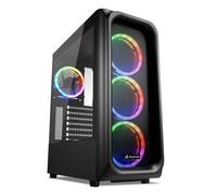 SHARKOON CASE TK5M RGB ATX 1XUSB 3.2, 2XUSB 3.0, VETRO TEMPERATO, 3X120MM FAN FRONT