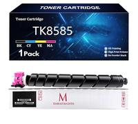 TK8585 Cartuccia Toner di Ricambio per Kyocera TK8585K TK8585C TK8585Y TK8585M Compatibile per Kyocera TASKalfa MZ4001ci MZ50001ci MZ6001ci MZ7001ci Stampante con Chip,M-1 Pack