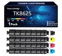 TK8625 Cartuccia Toner di Ricambio per Kyocera TK8625K TK8625C TK8625Y TK8625M Compatibile per Kyocera TASKalfa MZ4001ci Stampante con Chip,4 Color-4 Pack