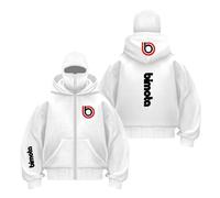 TKAJHPAH Felpa con Cappuccio E Passamontagna da Uomo Comoda per B.i.m.o.t.a Antivento Tasche Stampa Street Wear Doppio -BaiS||XX_l