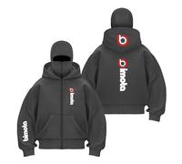 TKAJHPAH Felpa con Cappuccio E Passamontagna da Uomo per B.i.m.o.t.a Comoda Allenamento Antivento Tuta A Maniche Lunghe Stampata Top -HuiS||XX_l