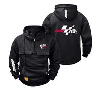 TKAJHPAH Felpe con Cappuccio da Uomo Primavera Autunno per M.o.to.G.P Comode Allenamento Tasca Maglioni Abbigliamento Sportivo Giacche Stampate Maglie A Maniche-HeiSe||s