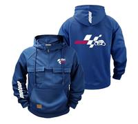 TKAJHPAH Felpe con Cappuccio da Uomo Primavera Autunno per M.o.to.G.P Comode Allenamento Tasca Maglioni Abbigliamento Sportivo Giacche Stampate Maglie A Maniche-SLanSe||s