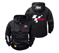 TKAJHPAH Felpe con Cappuccio da Uomo Stampate per M.o.to.G.P Capispalla Morbidi Magliette Mezza Zip Cappotti Sportivi Maglioni Giacche Primaverili E Autunnali-HeiSe||s