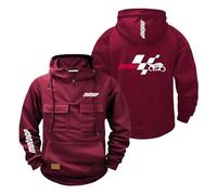 TKAJHPAH Felpe con Cappuccio da Uomo Tute Morbide per M.o.to.G.P Giacche Sportive Mezza Cerniera E Tasca Pullover Top Primavera Autunno Stampa Capispalla-JHonSe||s