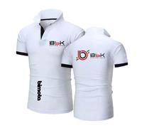TKAJHPAH Magliette Polo da Uomo Maglietta da Allenamento per B.i.m.o.t.a. Rugby Cuciture A Mezza Manica Traspirante Semplice Abbigliamento Sportivo Colletto-BaiS||S