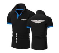 TKAJHPAH Magliette Polo da Uomo per A.s.t.o.n M.a.r.Ti.n Active Soft T-Shirt Semplici Stampate Tee Top Abbigliamento Rugby Mezza Manica Colletto Manica Corta-HeiS+LanS||XL