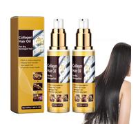 Tkekruh 2PC Siero per Capelli 50ml, Trattamento Di Condizionamento Profondo, Sottili, Secchi e Stressati, Lisciato Idratazione Intensa, Trattamento per Capelli contro Doppie Punte e Rottura, Hair