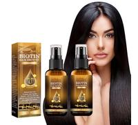 Tkekruh 2PC Spray Per La Crescita Dei Capello 30ml, Biotina Per Accelerare La Crescita Dei Capello E Prevenire La Caduta, Hair Serum